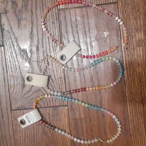 Anthroplogie rainbow large stone necklace ( sold separately one per sale )